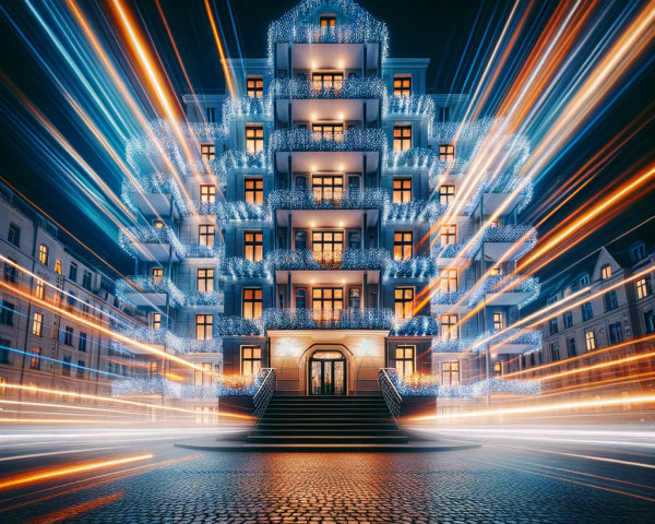 Grand Hotel Architectural Photography with Lights
