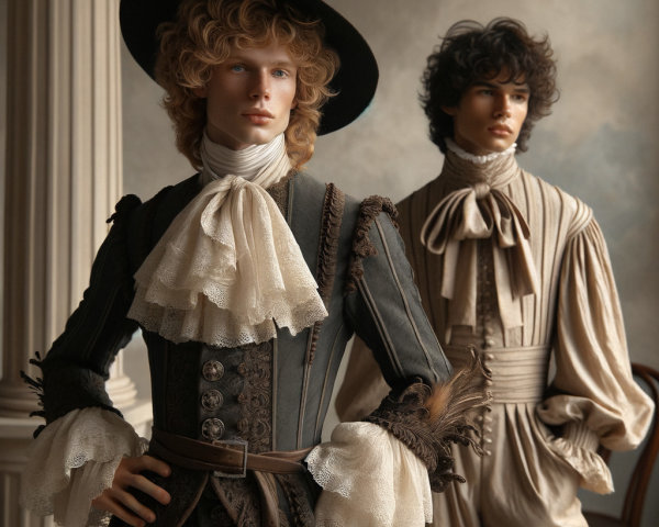 Elegant Mannequins Display Historical Fashion Styles