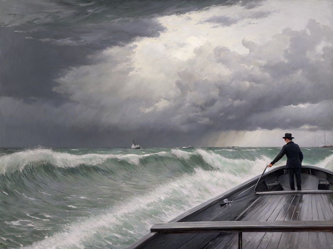 Rowing Through Turbulent Waters Alone