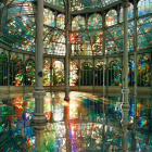 Elegant Dance Performance in Vibrant Studio Setting