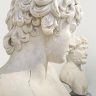 Stylized Sculptural Male Figure with Contemplative Expression