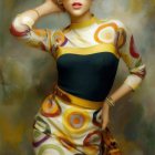 Vintage-Inspired Outfit with Chic Modern Elements