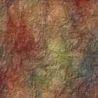 Woman in White Dress Against Abstract Background