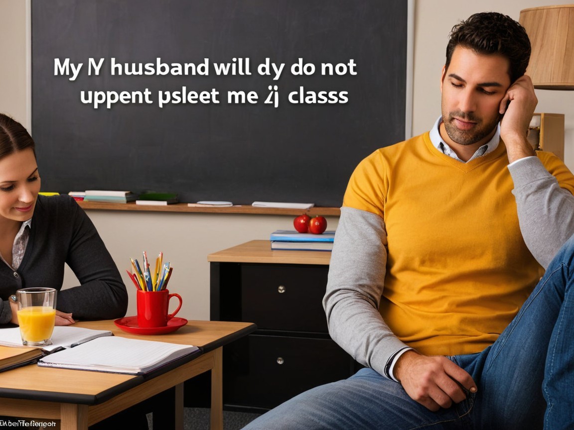 Casual Classroom Scene with Man and Woman Engaged