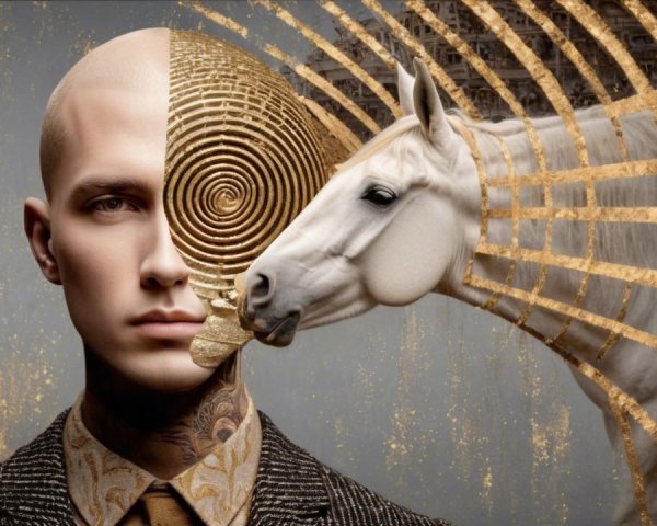 Human and Animal Elements in Surreal Artistry