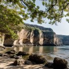 Coastal Landscape with Cliffs and Tranquil Waters