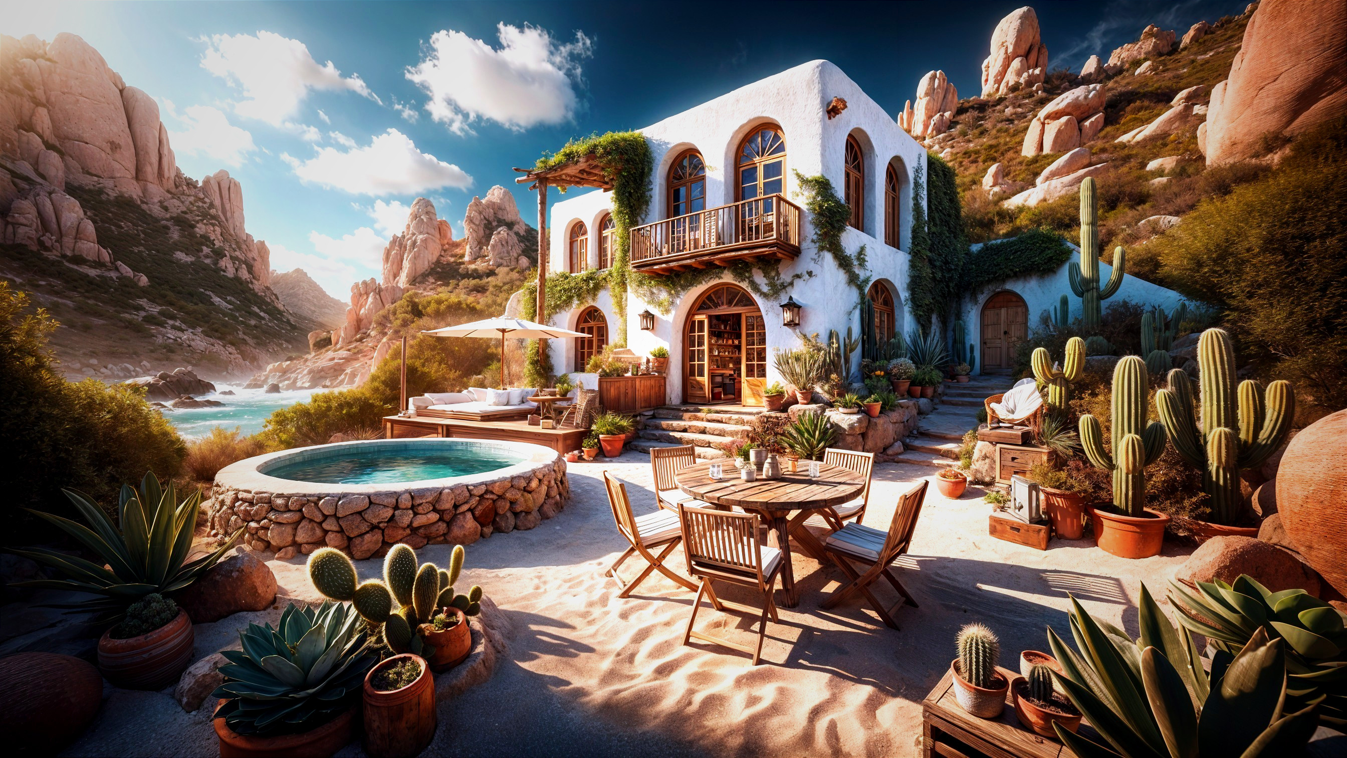 Coastal Home with Cliffs, Hot Tub, and Scenic Views