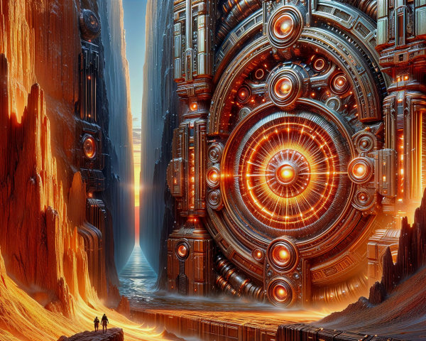 Intricate Metallic Structure in a Narrow Canyon