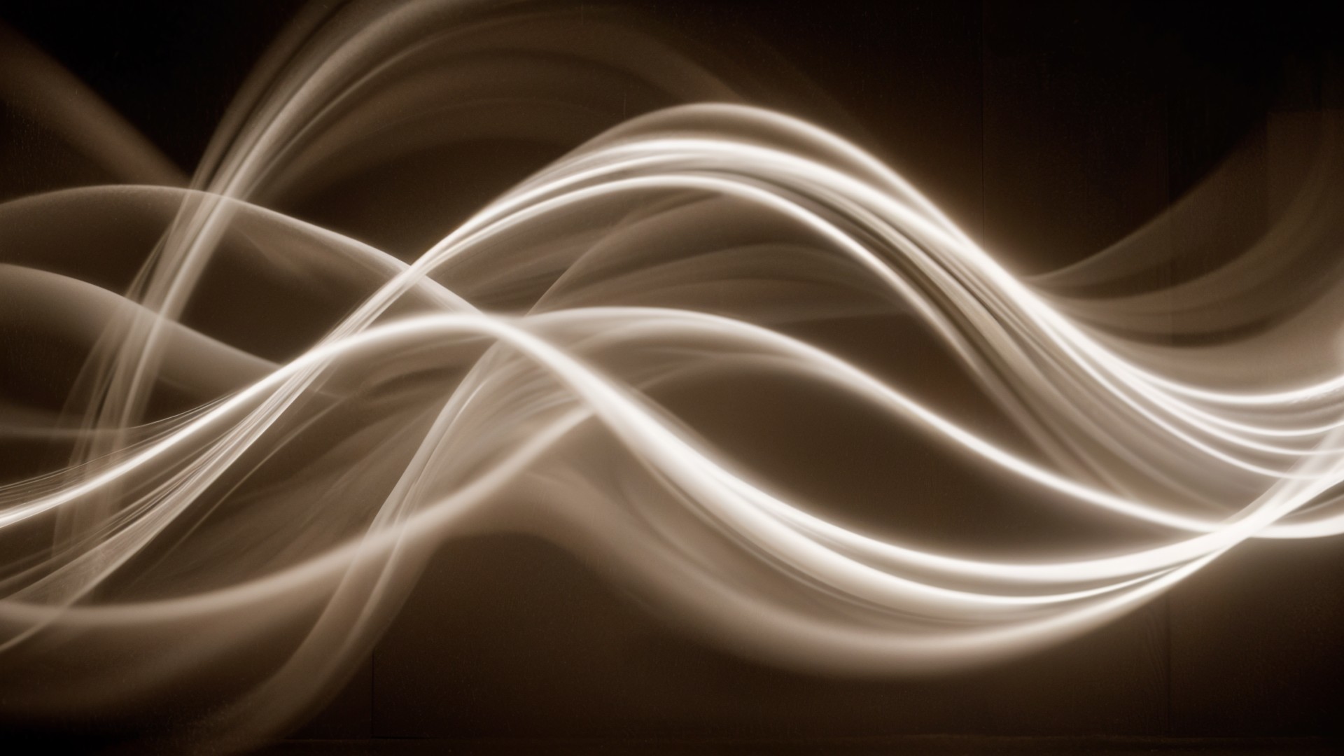 Abstract Pattern of Flowing Translucent Lines