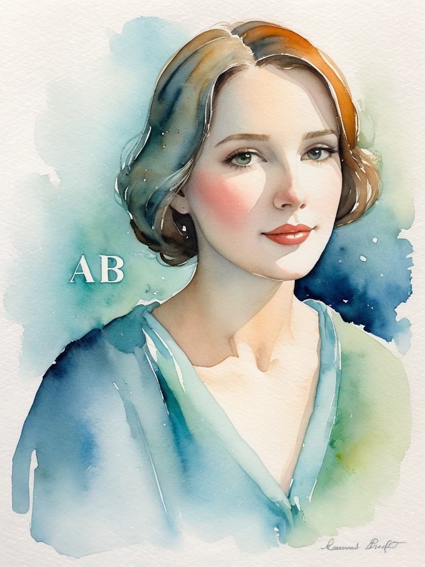 Portrait of a Woman with Short Hair and Gentle Smile