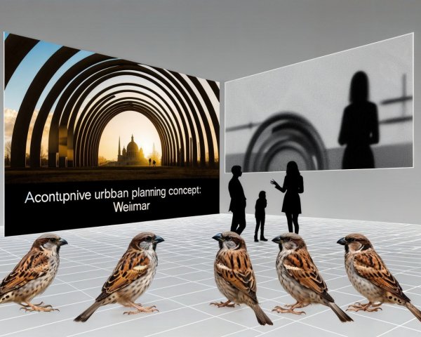 Modern Exhibition Space Showcasing Urban Planning Concept