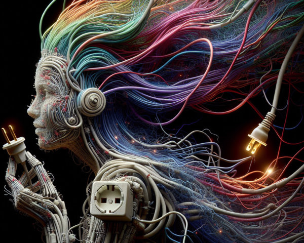 Humanoid Figure Merging Technology and Human Form