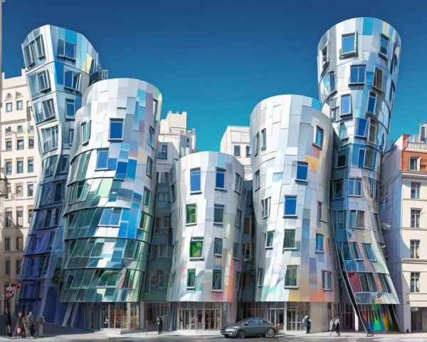 Striking Multi-Faceted Tower Building Design