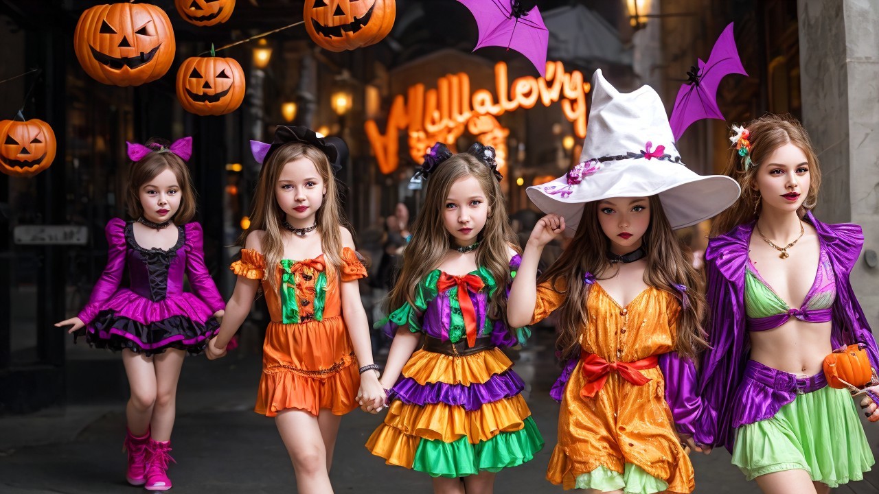 Halloween: Five Girls