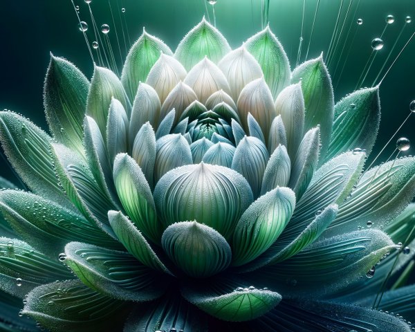 Intricate Lotus Flower on Ethereal Background