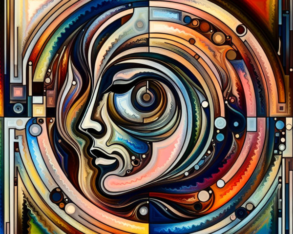 Abstract Design of a Stylized Human Face