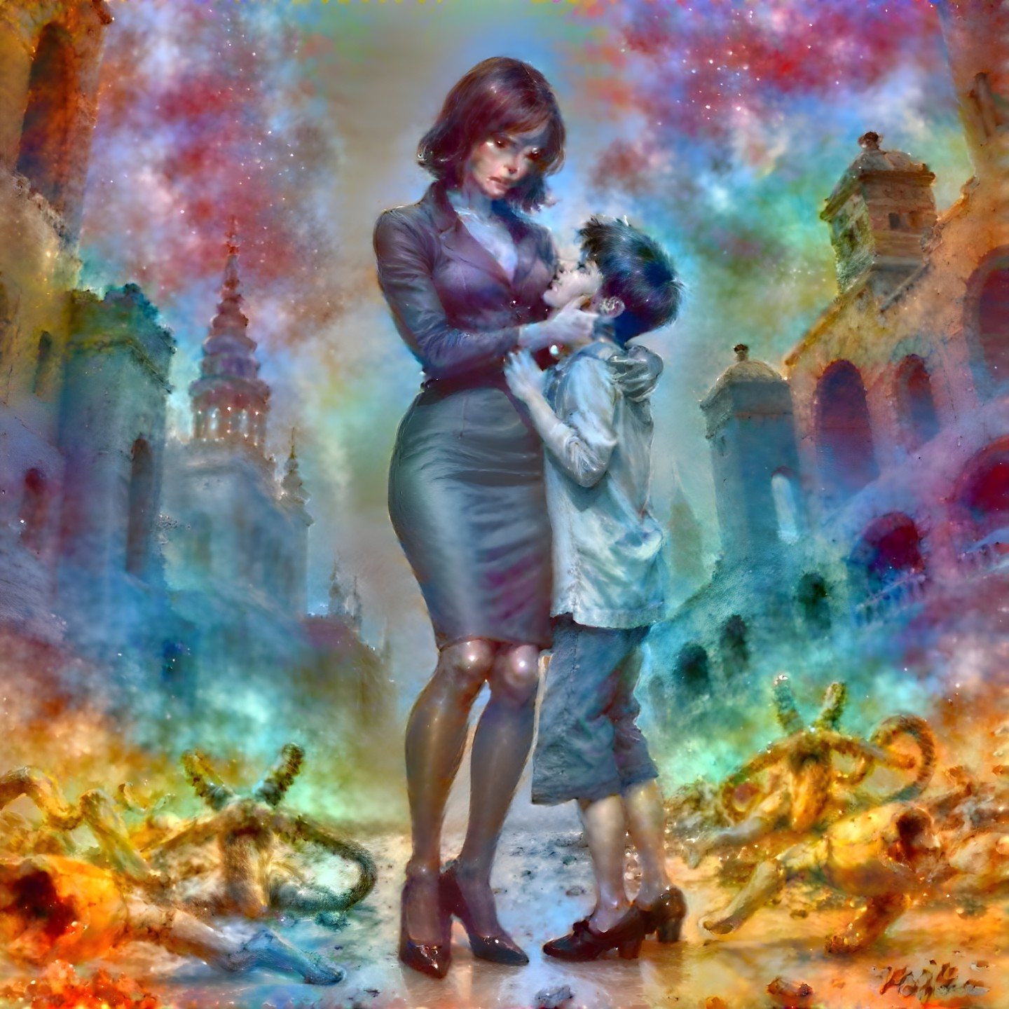 Emotional Connection in Ethereal Chaotic Setting