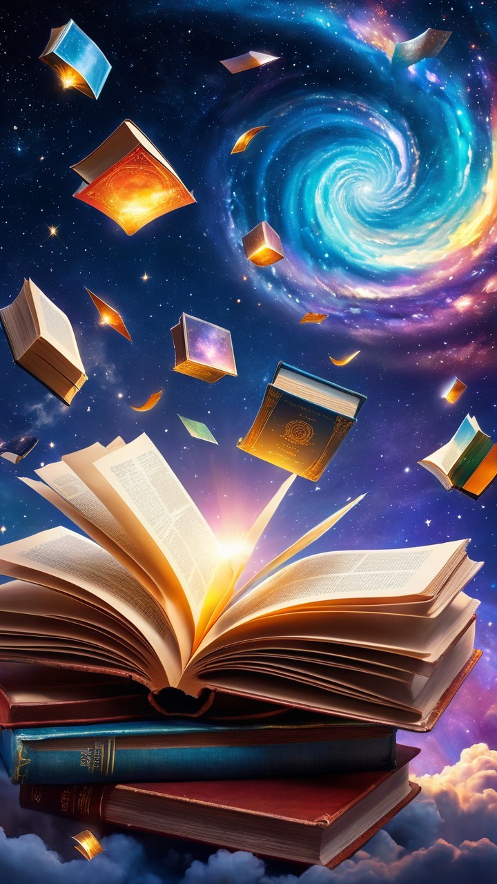 Open Book on Stacked Volumes in Starry Cosmos
