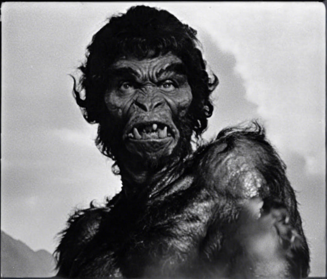 Humanoid Creature with Rugged Appearance and Muscular Build