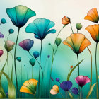 Winter Wonderland with Frosted Colorful Roses