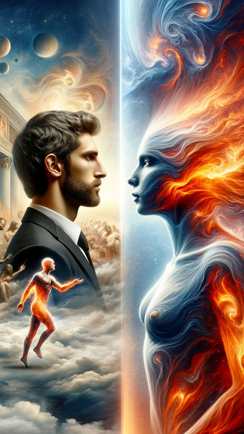 Split Composition of Intellect and Emotion Themes