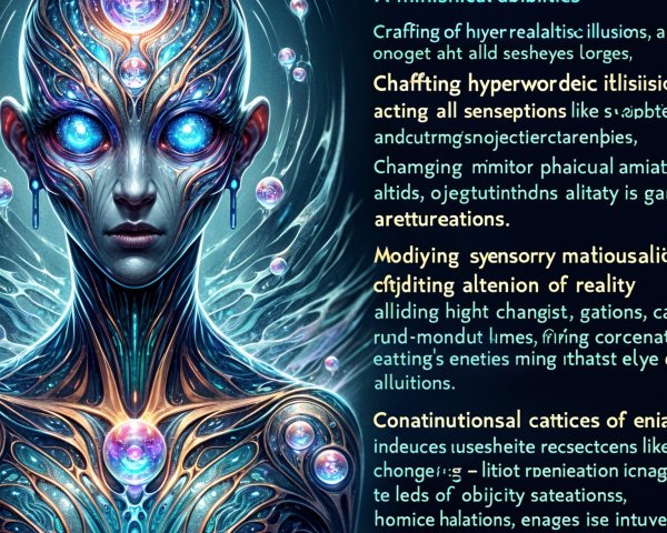 Futuristic Figure Merging Technology and Humanity