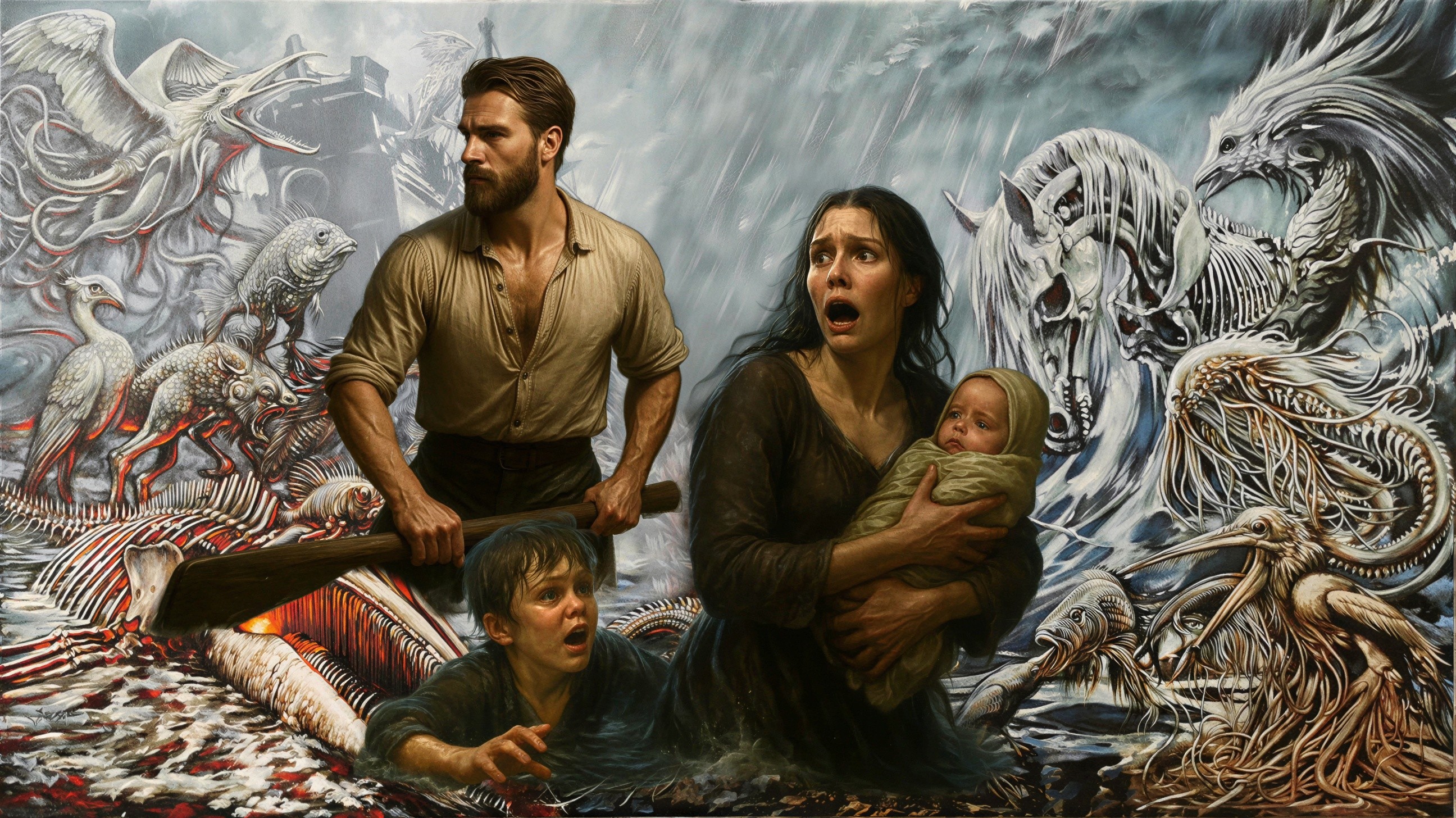 Surreal Landscape of Desperation and Survival