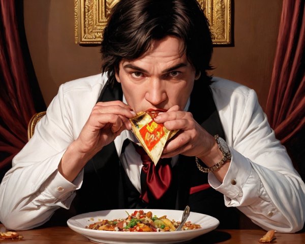 Elegant Dining with Pizza and Gourmet Pasta