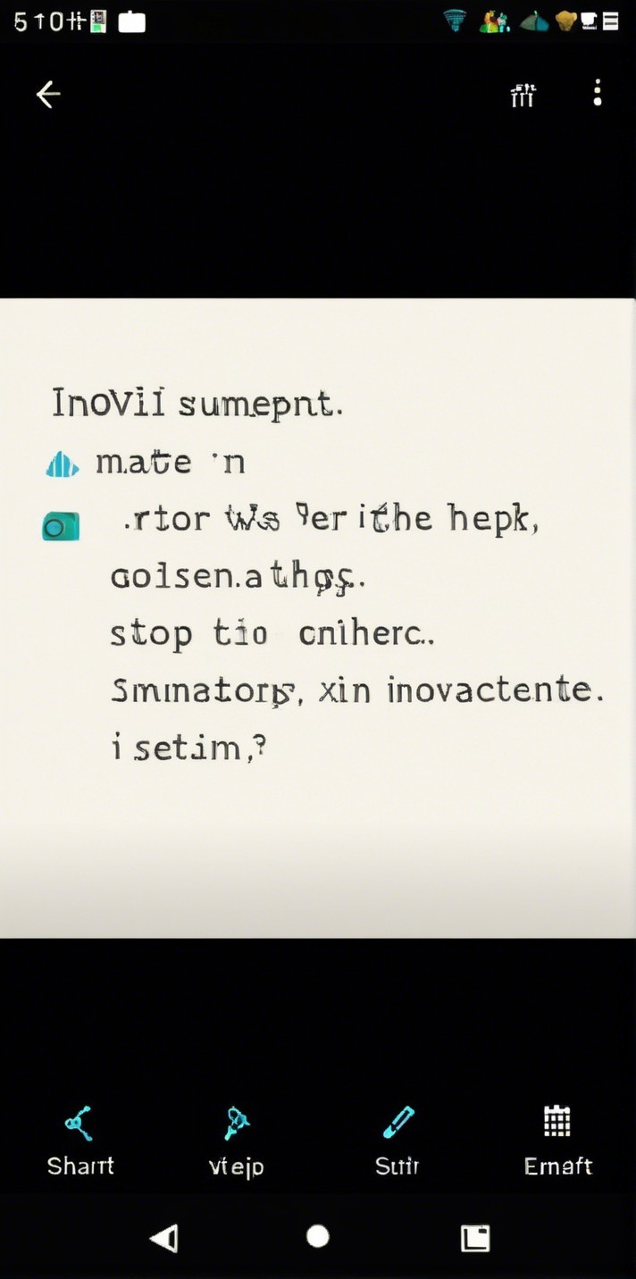 Digital Display with Stylized Distorted Text Elements