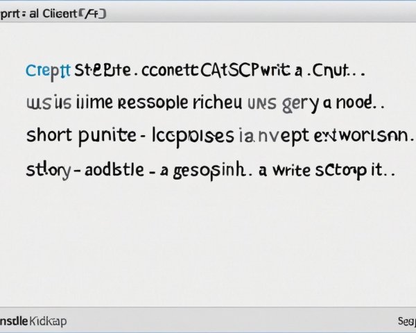Visually Distorted Text with Varied Fonts and Coding Elements
