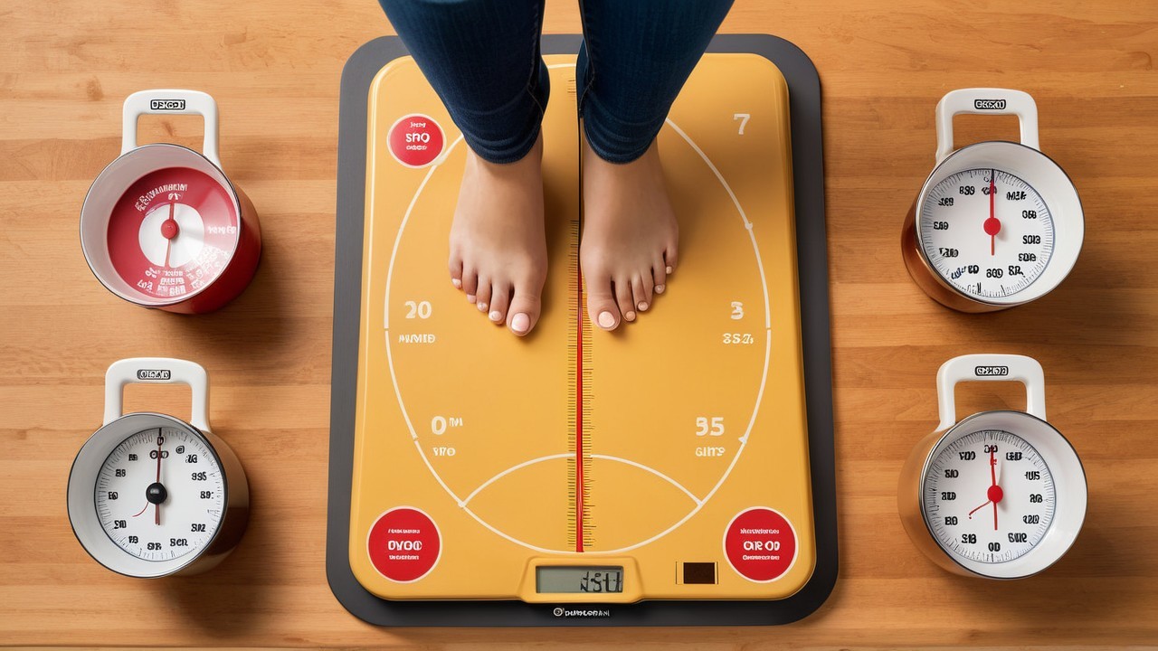 Colorful Weight Scale and Health Measurement Devices