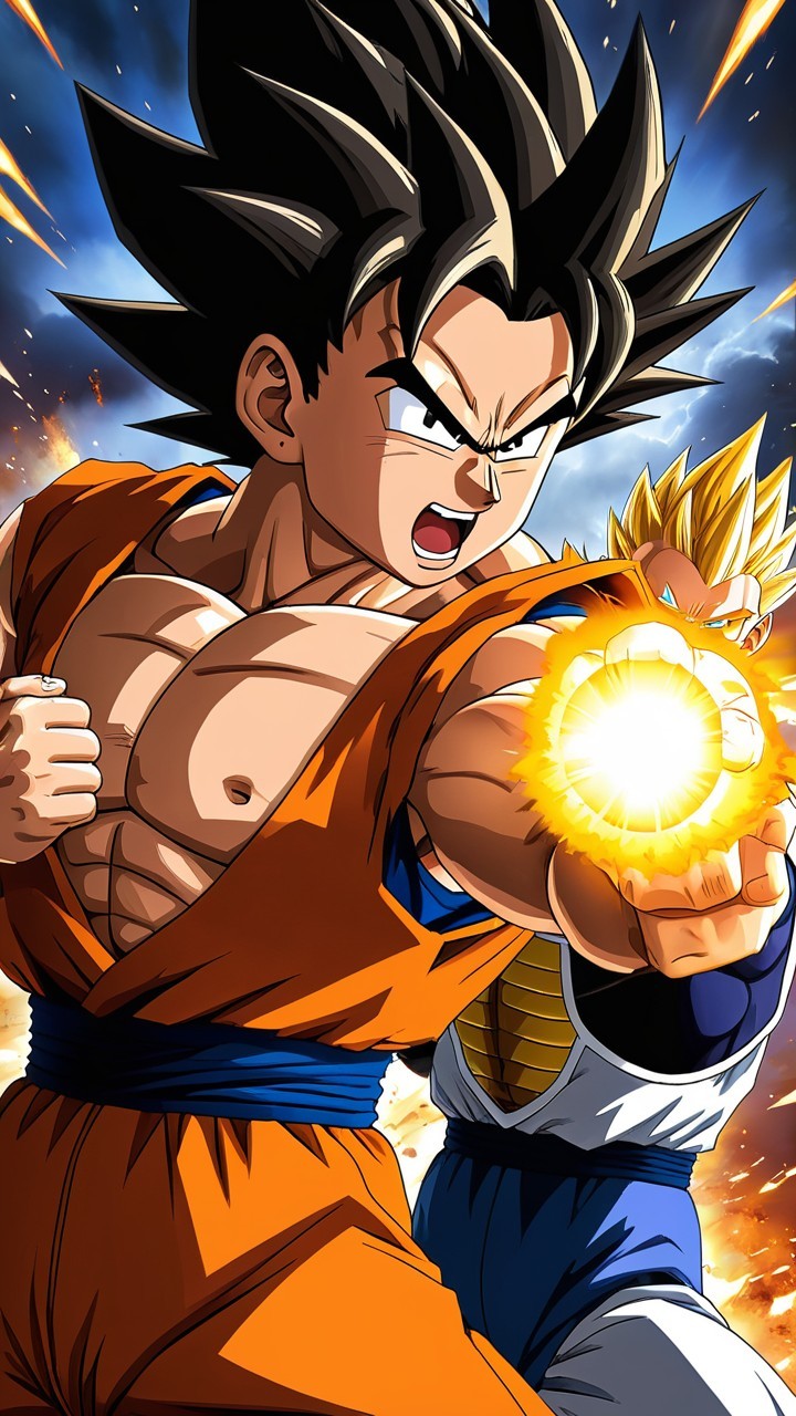 Dynamic Anime Characters in Action Poses