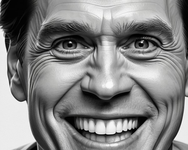 Smiling Man with Neatly Styled Hair and Warm Expression