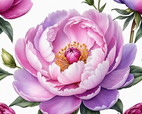 Stunning Arrangement of Blooming Peonies in Soft Colors