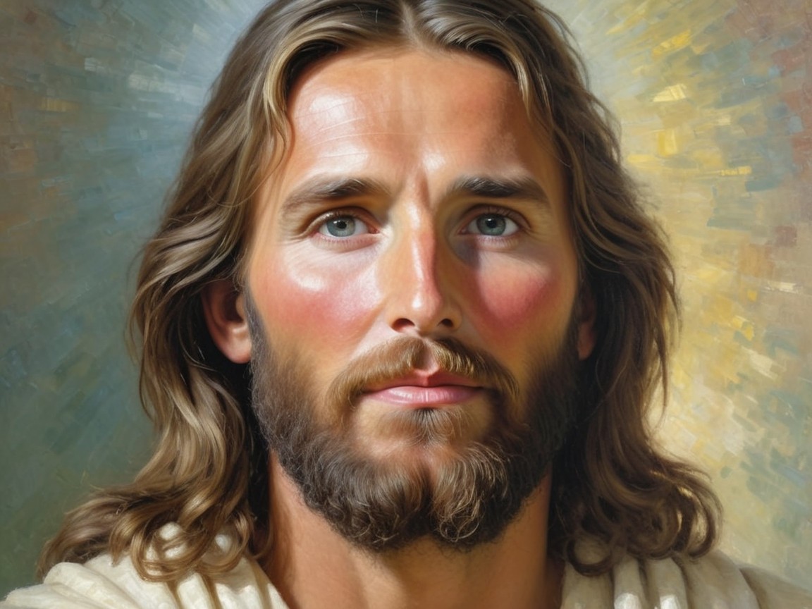 Close-up Portrait of a Compassionate Man with Beard