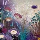 Dreamy Landscape with Castles and Ethereal Creatures