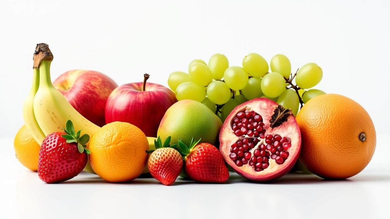 Vibrant Display of Fresh Assorted Fruits