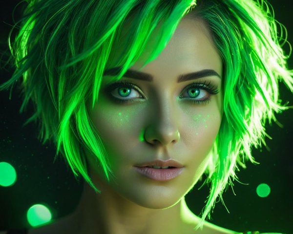 High-Detail AI-Generated Headshot of a Woman