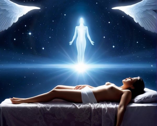 Tranquil Scene of Celestial Dreams and Spirituality