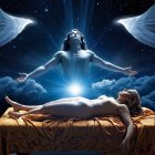 Tranquil Scene of Celestial Dreams and Spirituality
