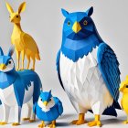 Geometric Papercraft Origami Animals Collection