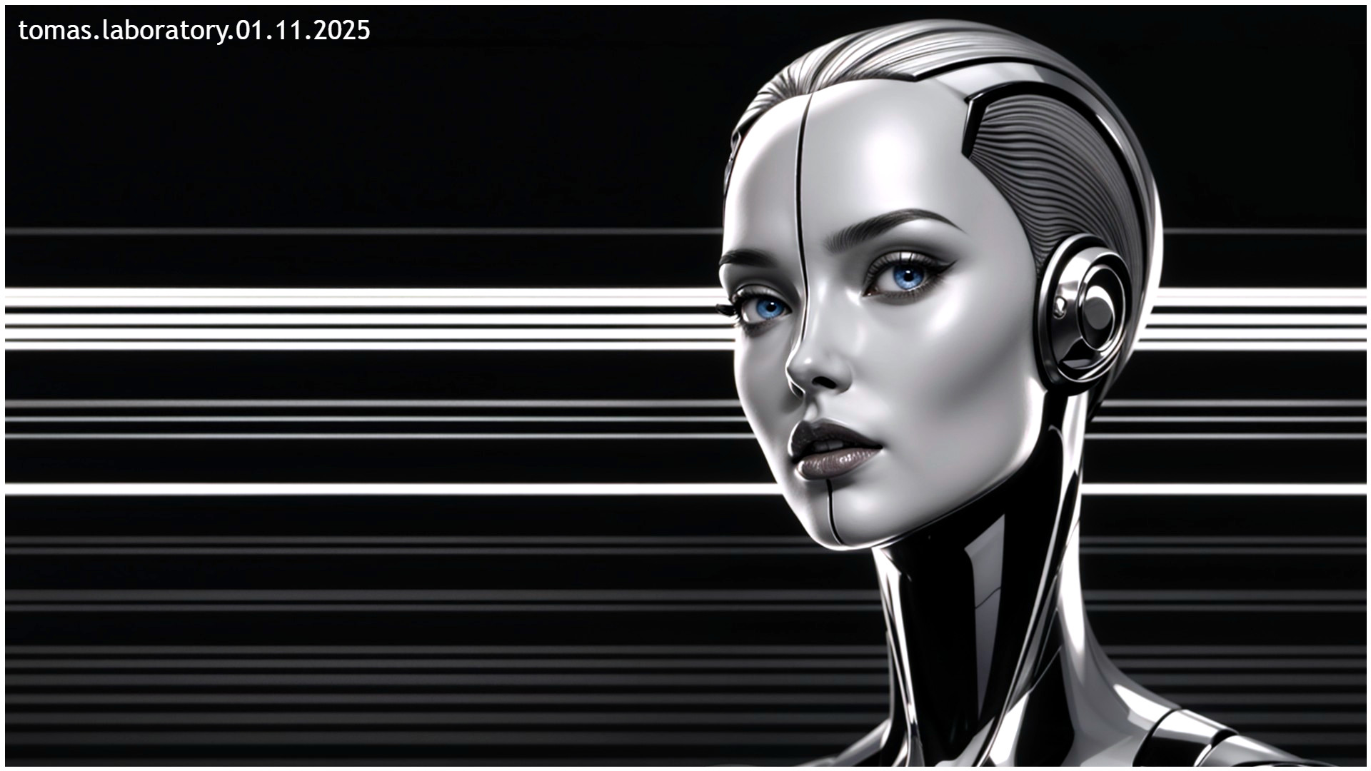 Futuristic Humanoid Robot with Sleek Design and Features