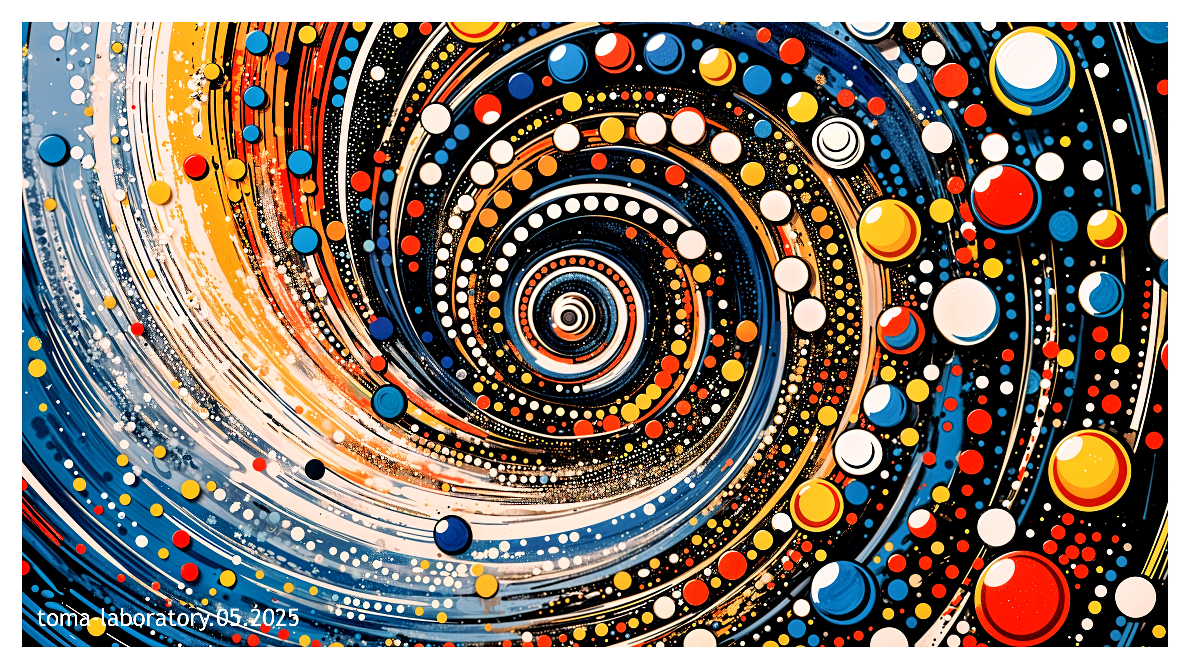 Vibrant Spiral Galaxy with Colorful Clusters and Motion