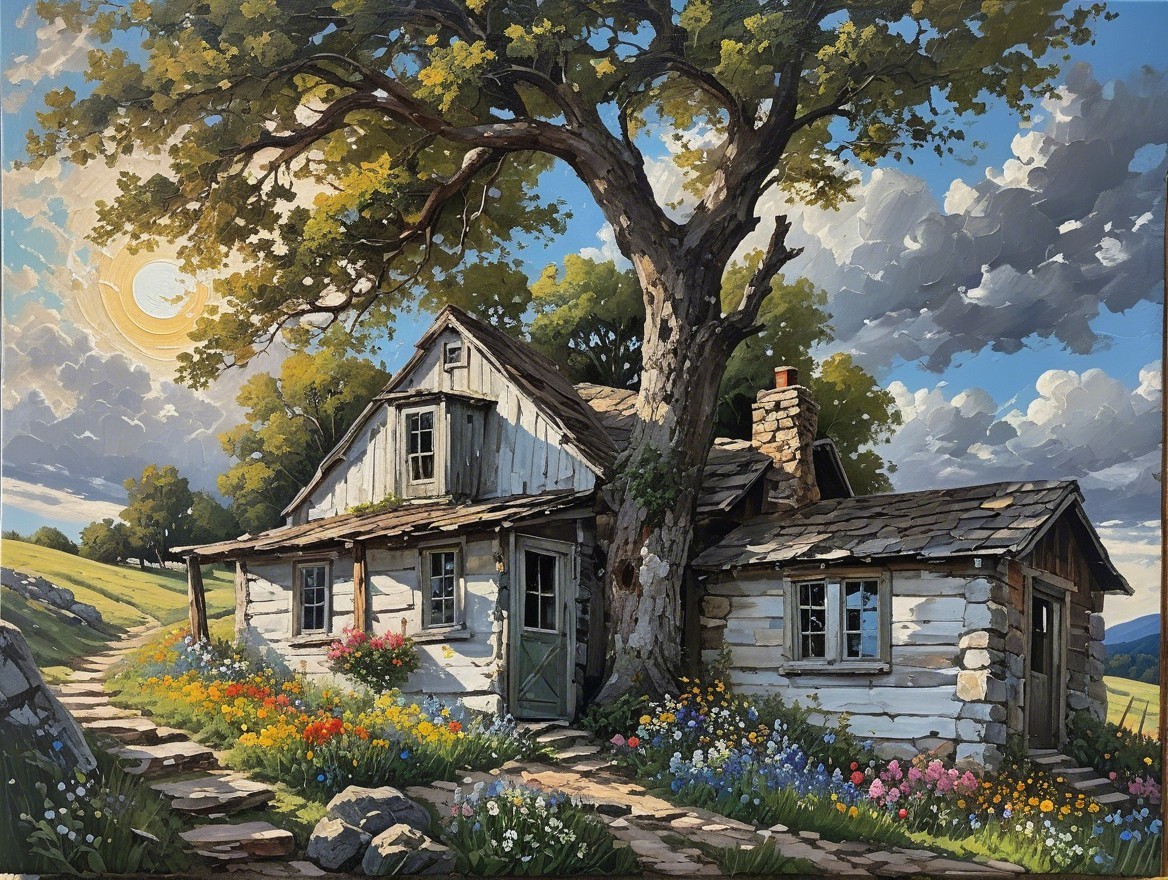 Charming Cottage in a Lush Countryside Setting