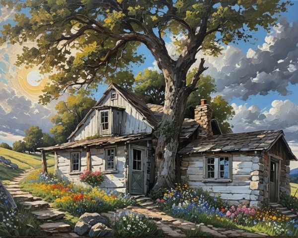 Charming Cottage in a Lush Countryside Setting
