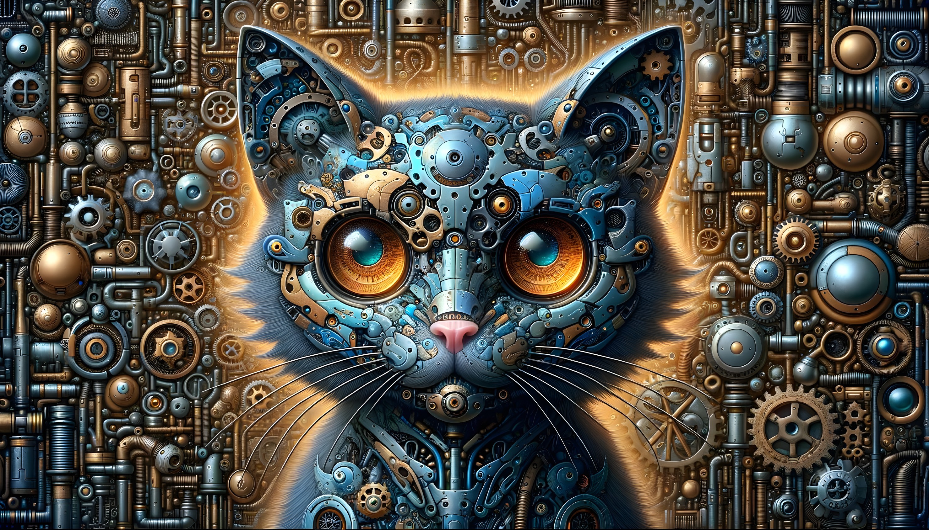 Steampunk Feline