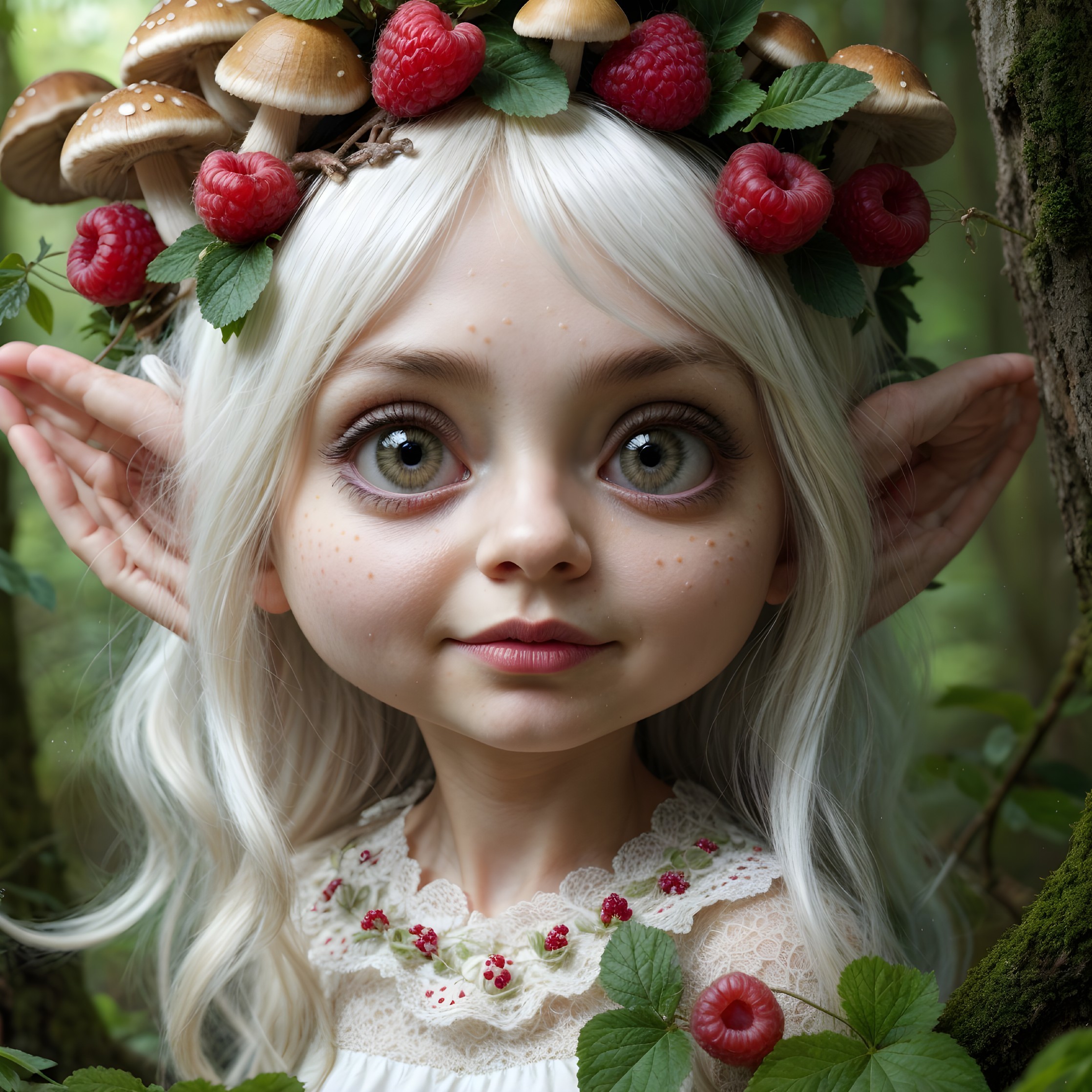Whimsical Fairy-Tale Scene with Enchanting Details