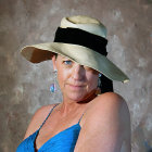 Vivid Clown-Themed Character Portrait with Dramatic Colors