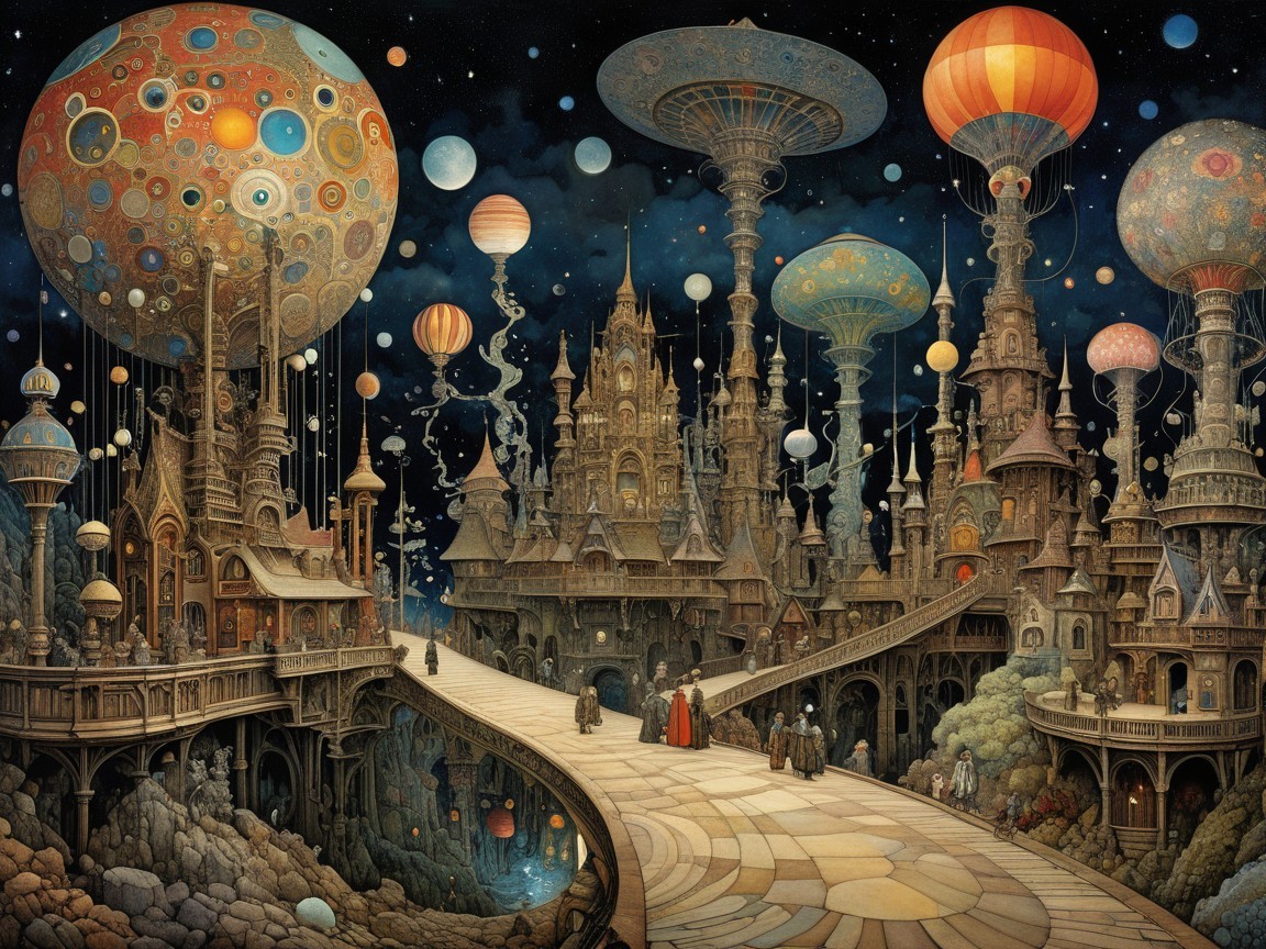 Psychedelic Scenery: A Detailed Journey