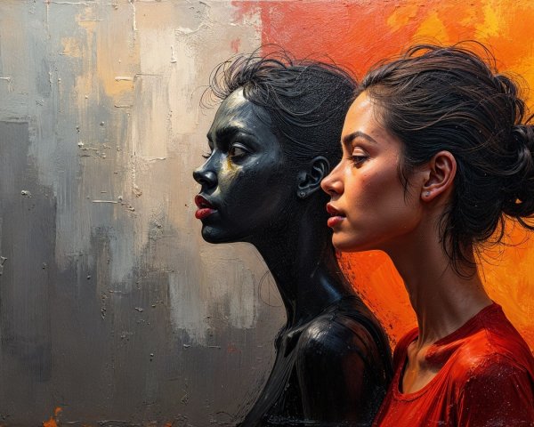 Contrasting Portraits of Women in Diverse Tones